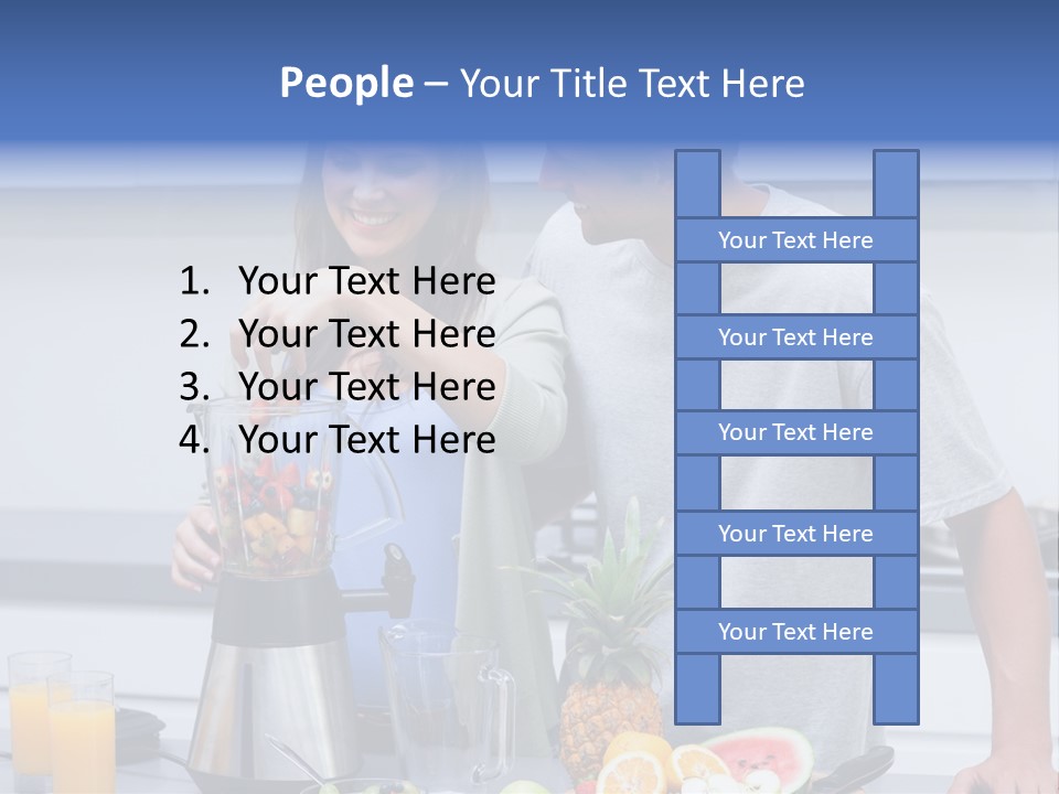 Kitchen Counter Cheerful PowerPoint Template