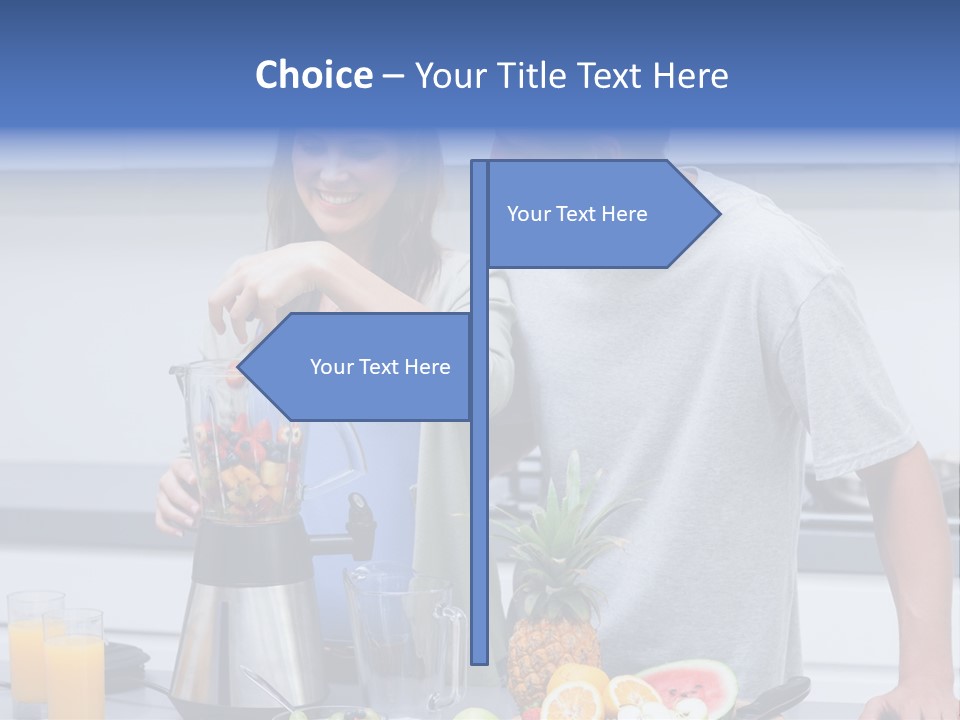 Kitchen Counter Cheerful PowerPoint Template