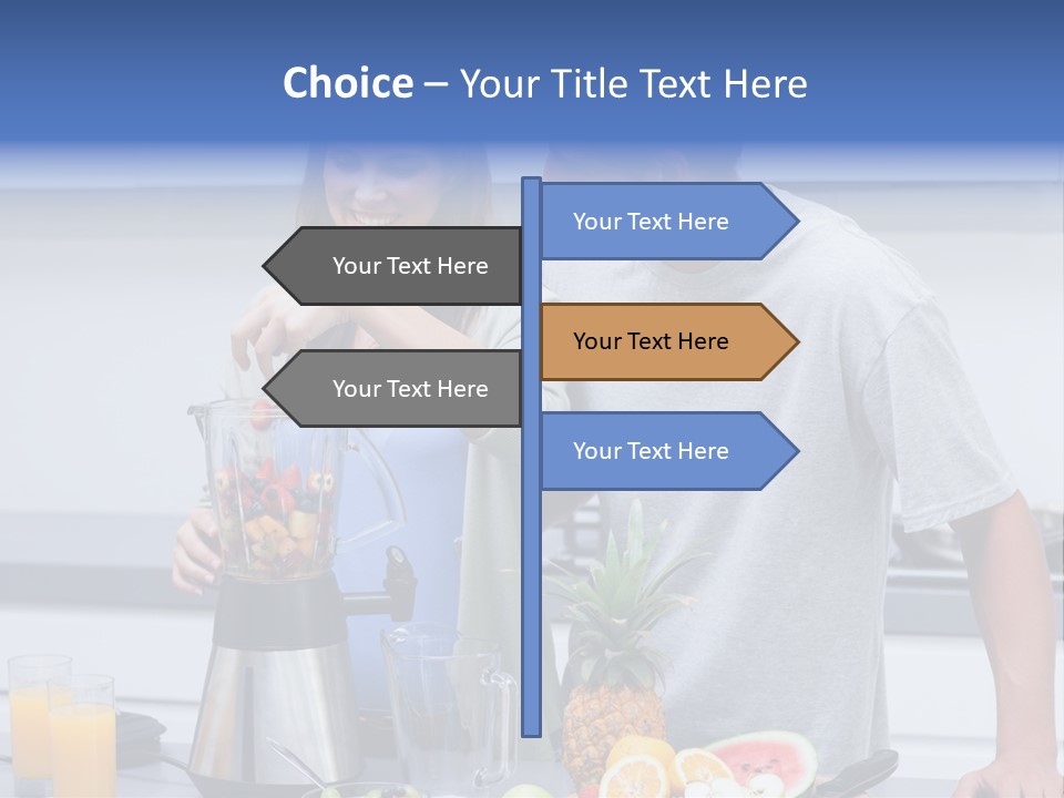 Kitchen Counter Cheerful PowerPoint Template