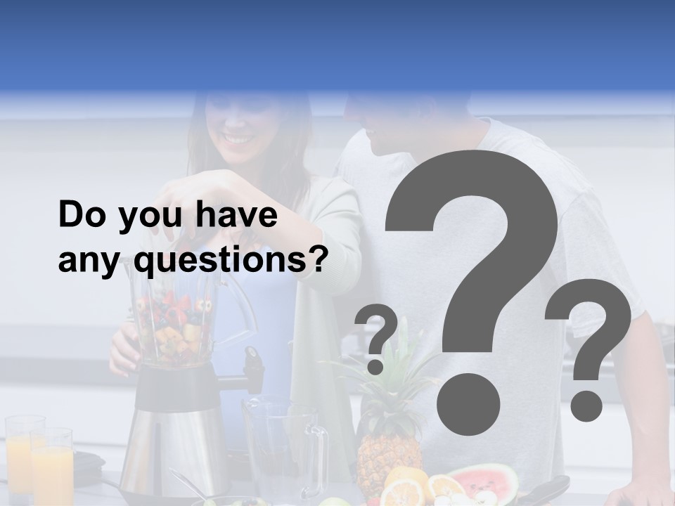 Kitchen Counter Cheerful PowerPoint Template