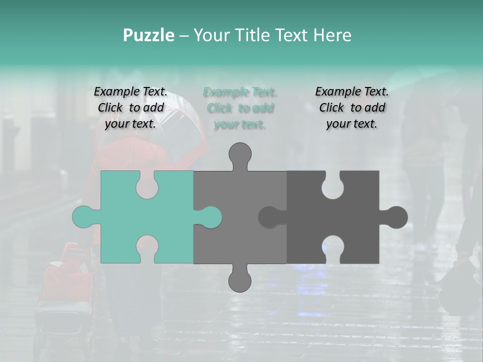 Fast Stepping Commuting PowerPoint Template