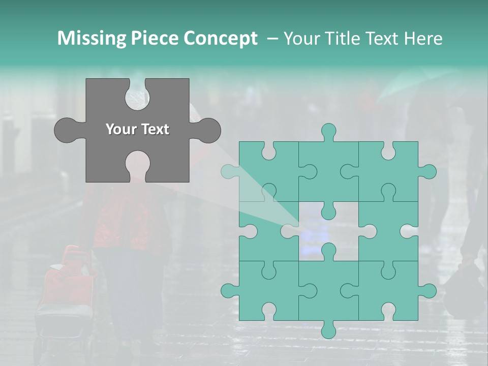 Fast Stepping Commuting PowerPoint Template