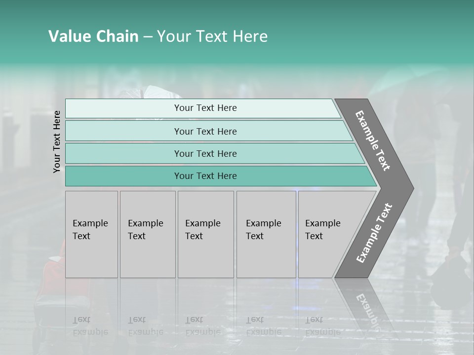 Fast Stepping Commuting PowerPoint Template