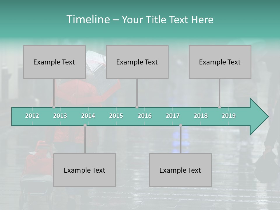 Fast Stepping Commuting PowerPoint Template