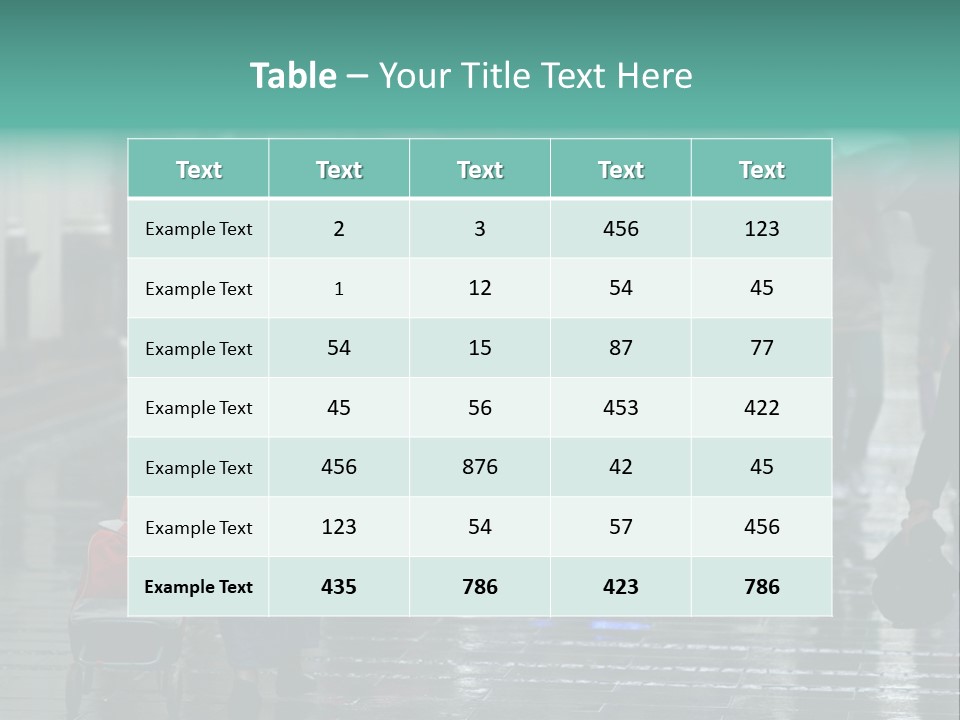 Fast Stepping Commuting PowerPoint Template