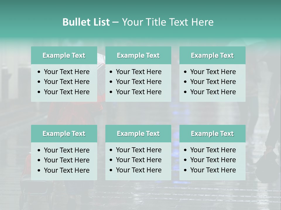 Fast Stepping Commuting PowerPoint Template