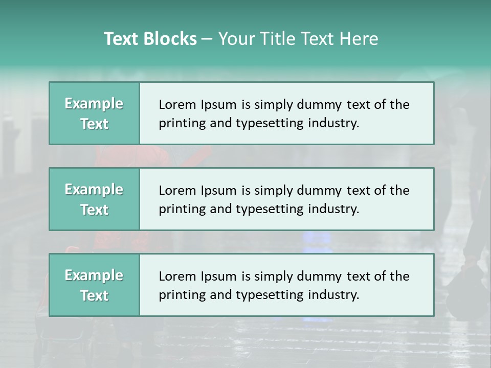 Fast Stepping Commuting PowerPoint Template