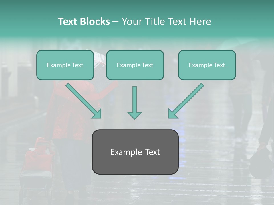 Fast Stepping Commuting PowerPoint Template