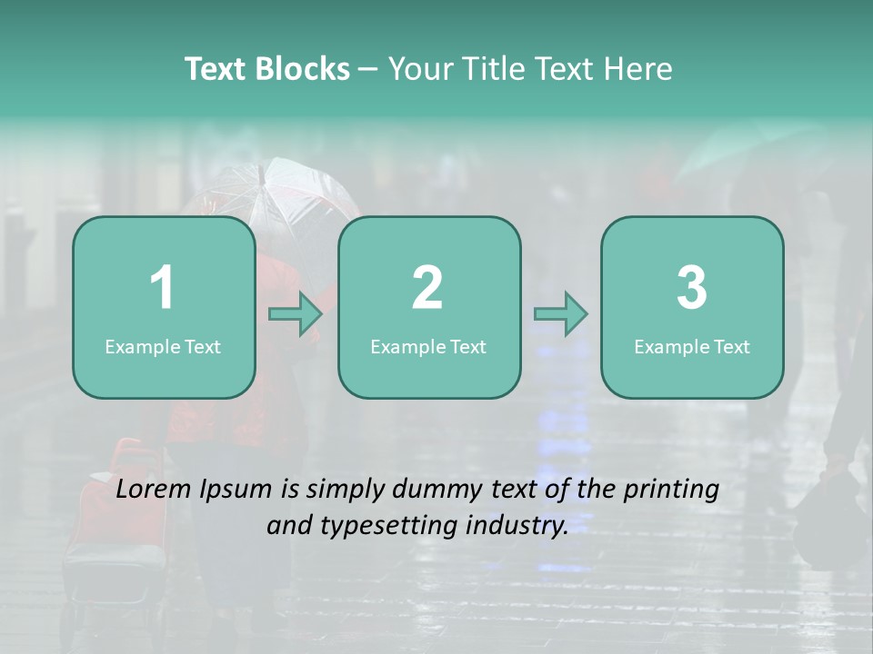 Fast Stepping Commuting PowerPoint Template