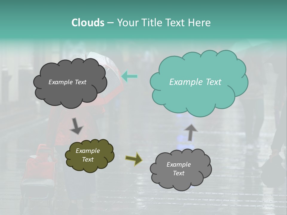 Fast Stepping Commuting PowerPoint Template