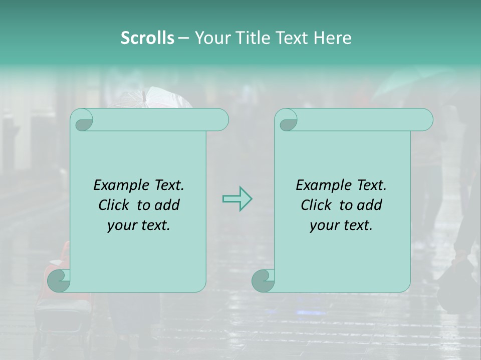 Fast Stepping Commuting PowerPoint Template