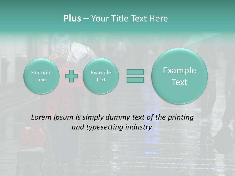 Fast Stepping Commuting PowerPoint Template