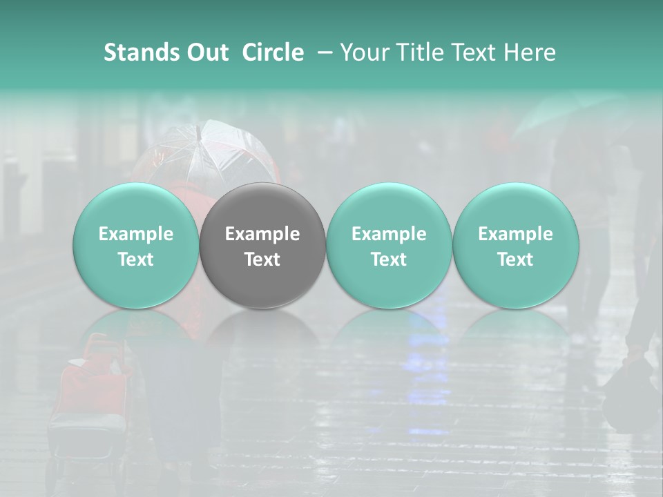 Fast Stepping Commuting PowerPoint Template