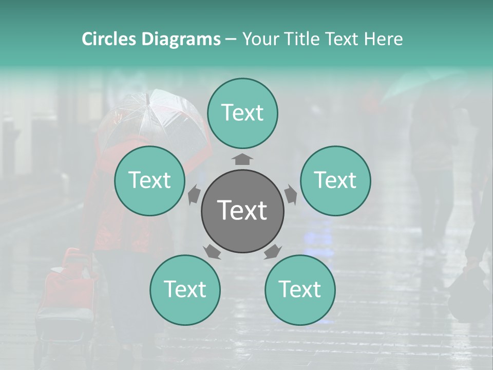 Fast Stepping Commuting PowerPoint Template