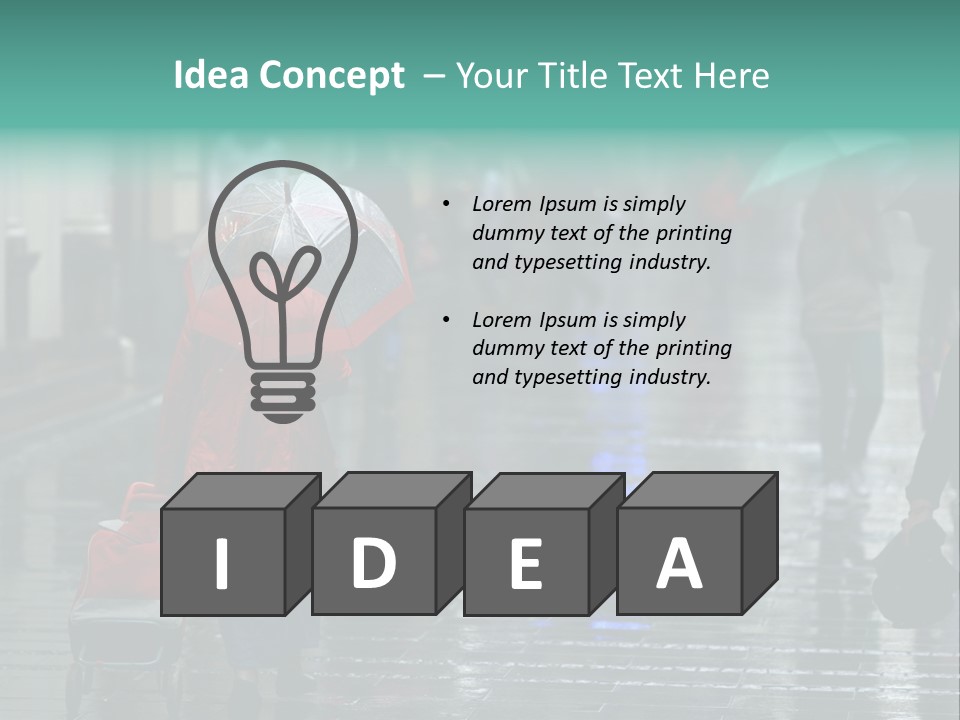 Fast Stepping Commuting PowerPoint Template