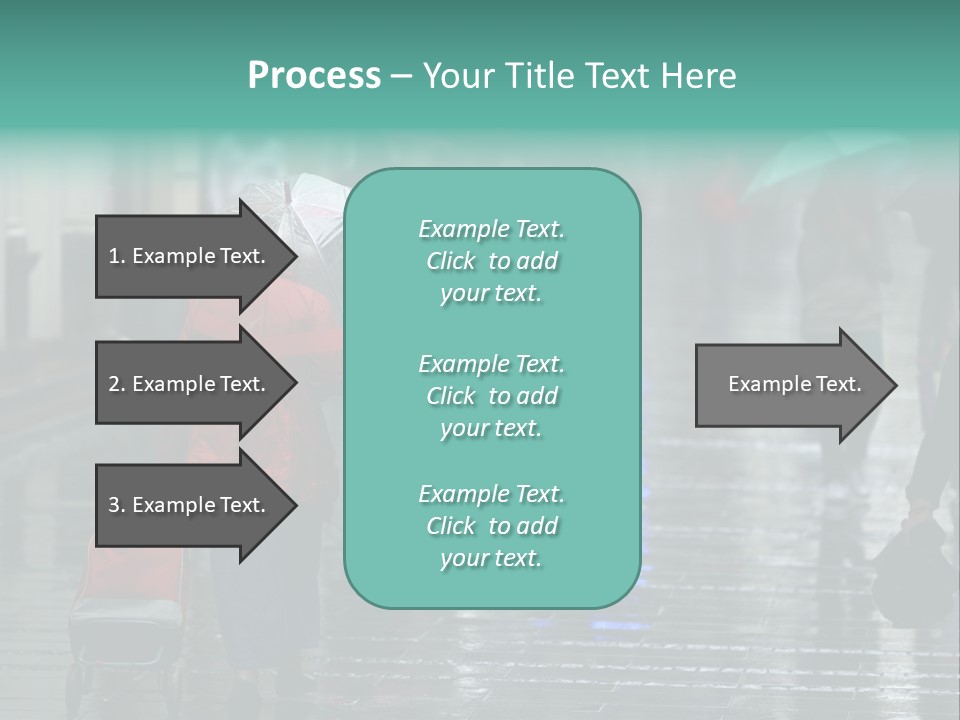 Fast Stepping Commuting PowerPoint Template