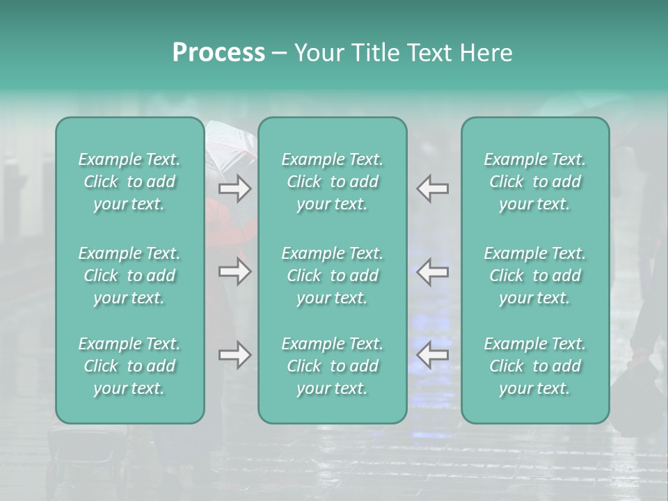 Fast Stepping Commuting PowerPoint Template
