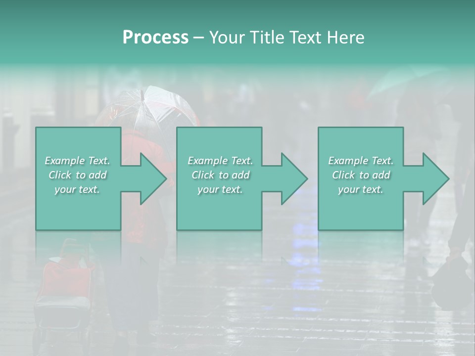 Fast Stepping Commuting PowerPoint Template