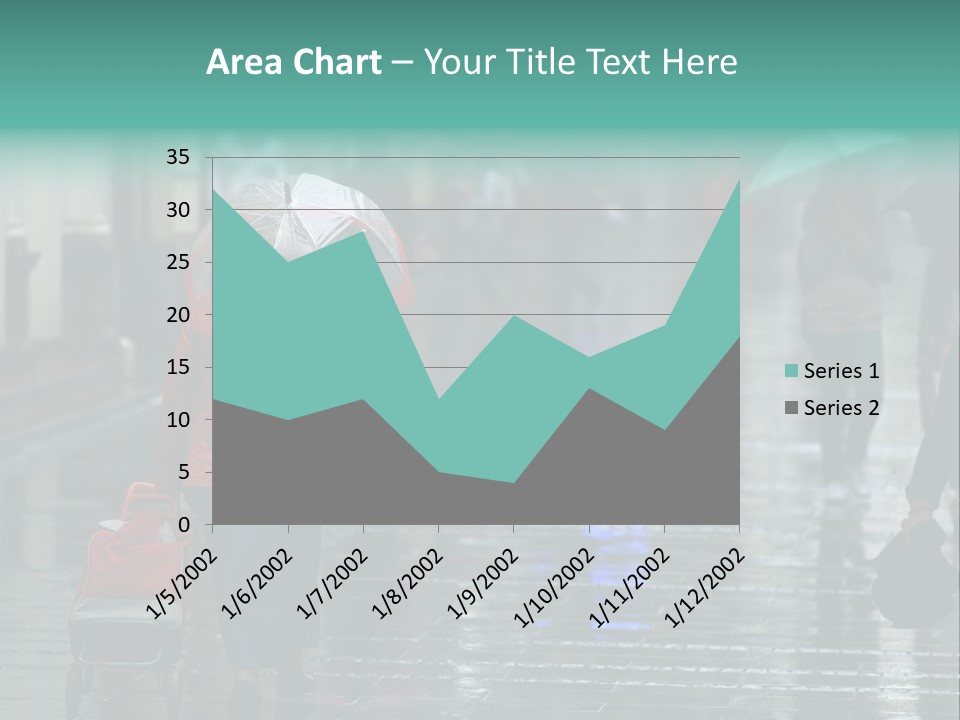 Fast Stepping Commuting PowerPoint Template