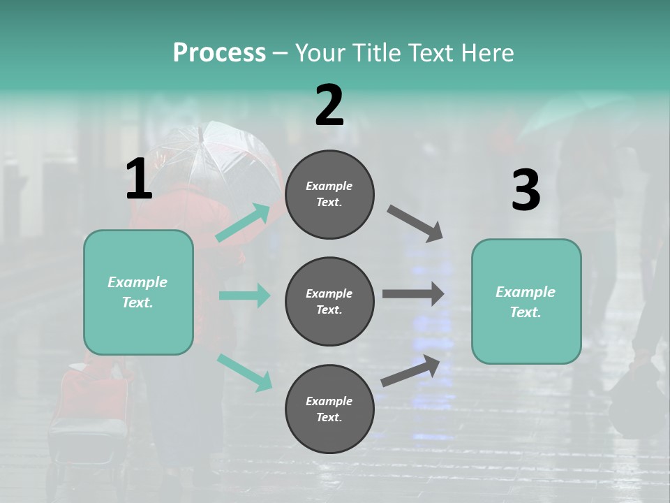 Fast Stepping Commuting PowerPoint Template