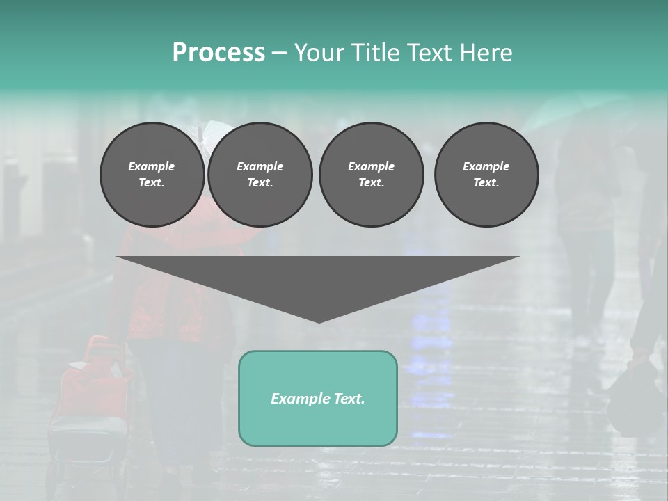 Fast Stepping Commuting PowerPoint Template