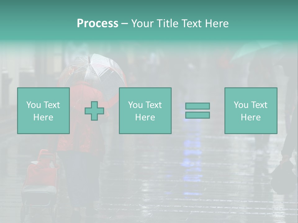 Fast Stepping Commuting PowerPoint Template