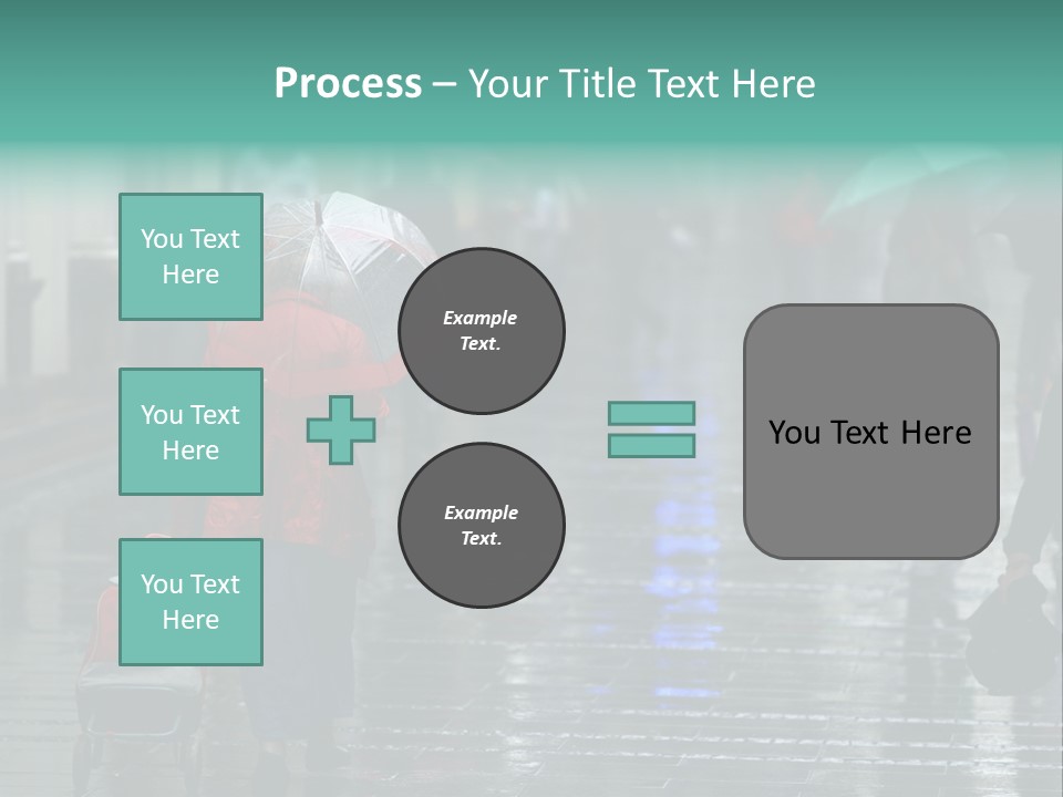 Fast Stepping Commuting PowerPoint Template