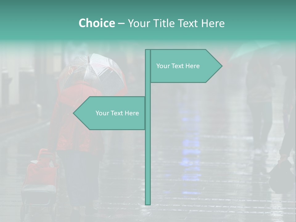 Fast Stepping Commuting PowerPoint Template