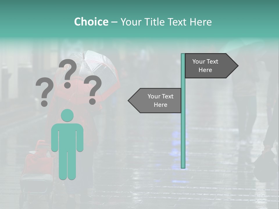 Fast Stepping Commuting PowerPoint Template