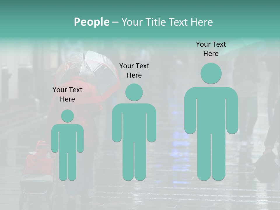 Fast Stepping Commuting PowerPoint Template