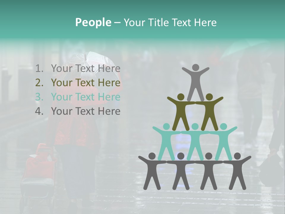 Fast Stepping Commuting PowerPoint Template