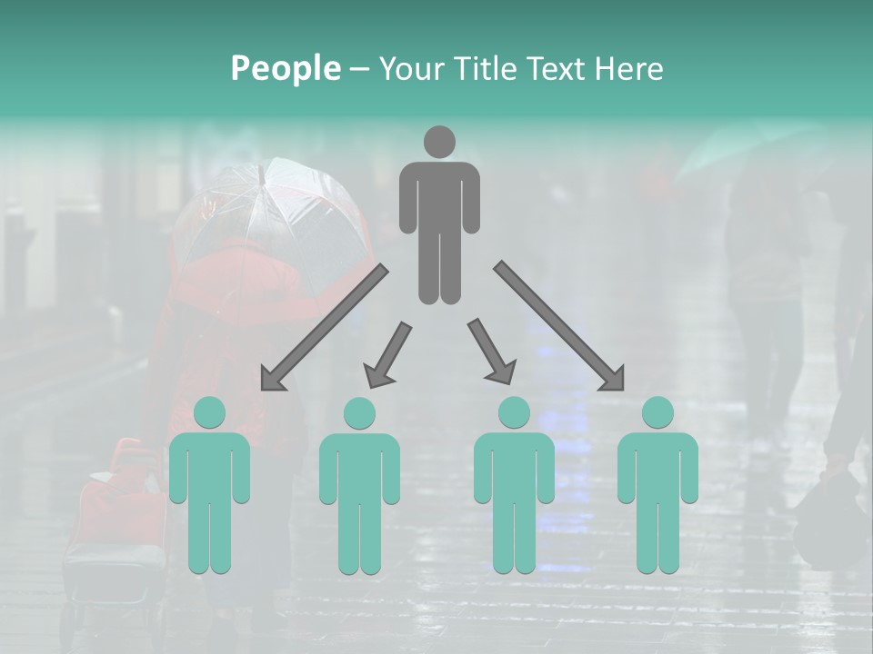 Fast Stepping Commuting PowerPoint Template