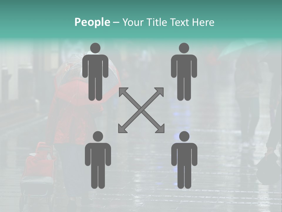 Fast Stepping Commuting PowerPoint Template