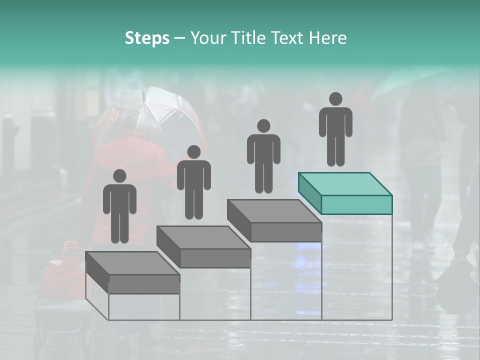 Fast Stepping Commuting PowerPoint Template