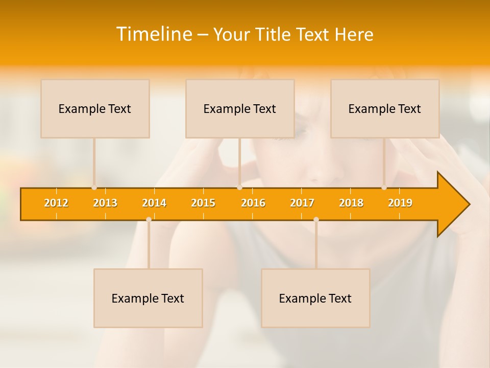 Migraine Modern Depression PowerPoint Template
