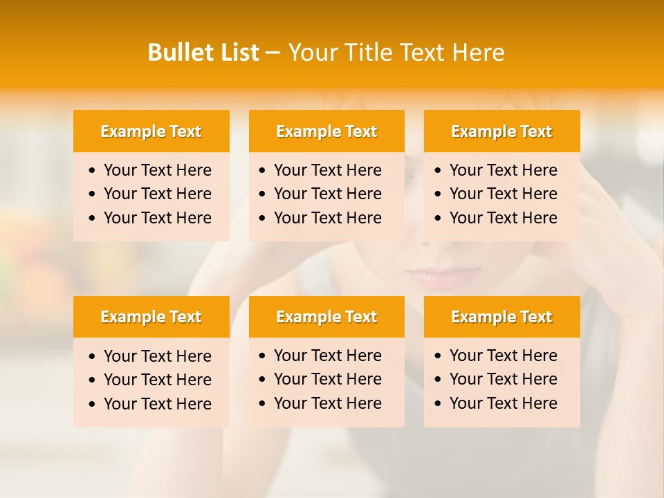 Migraine Modern Depression PowerPoint Template