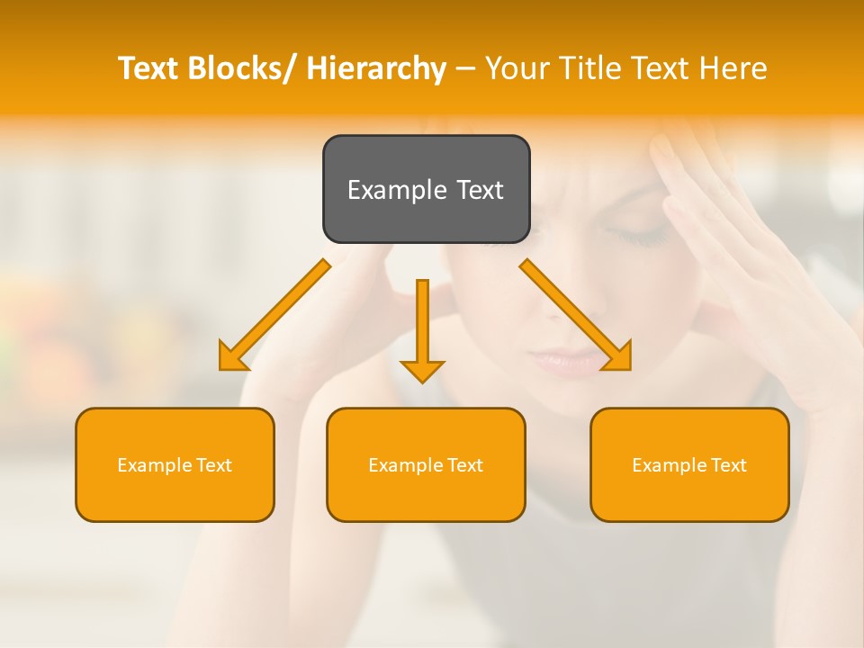 Migraine Modern Depression PowerPoint Template