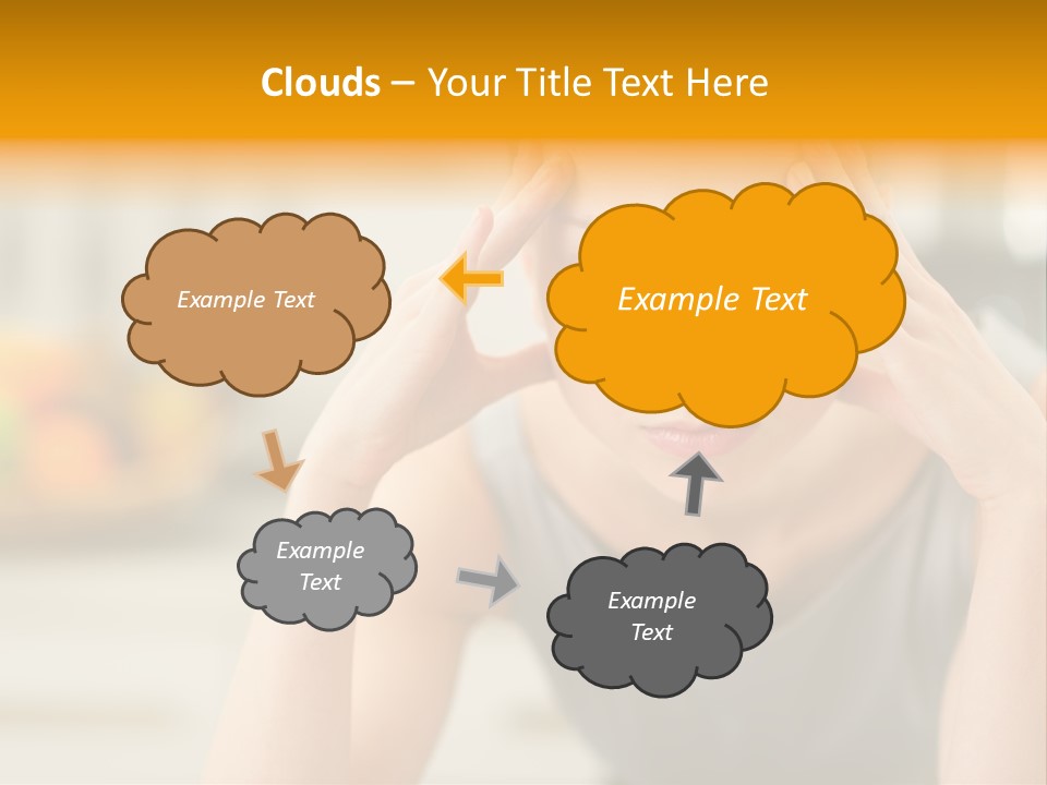 Migraine Modern Depression PowerPoint Template