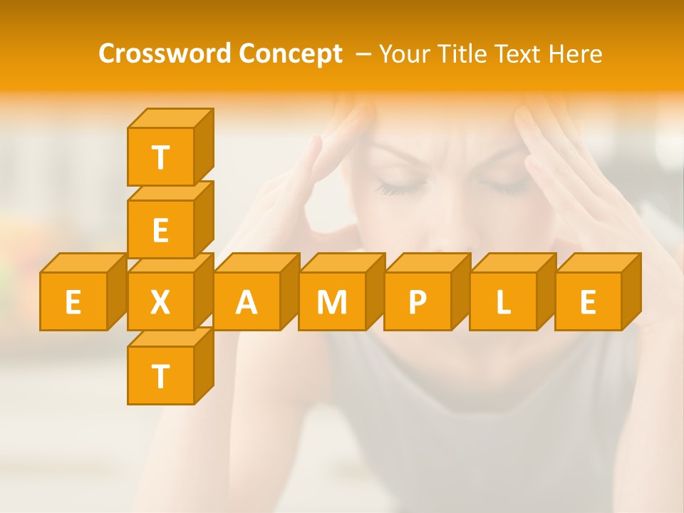 Migraine Modern Depression PowerPoint Template