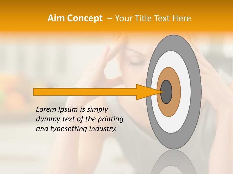 Migraine Modern Depression PowerPoint Template