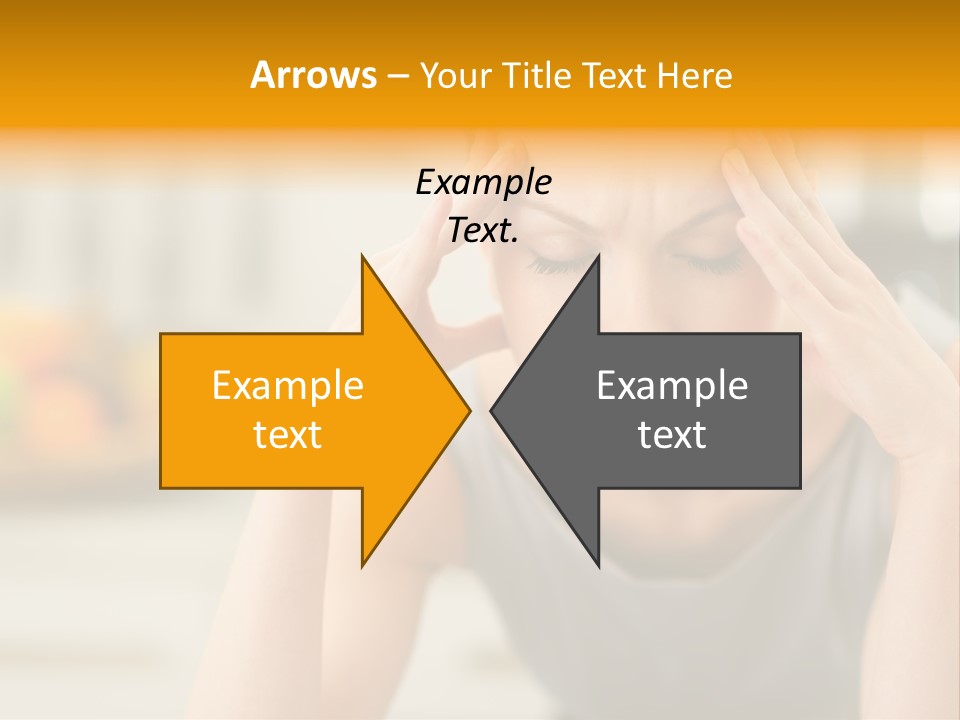 Migraine Modern Depression PowerPoint Template