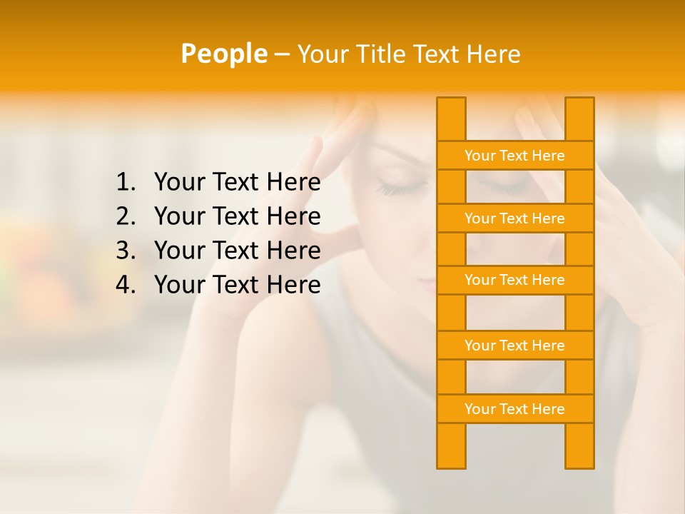 Migraine Modern Depression PowerPoint Template