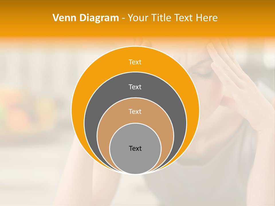 Migraine Modern Depression PowerPoint Template