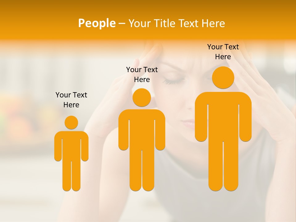 Migraine Modern Depression PowerPoint Template