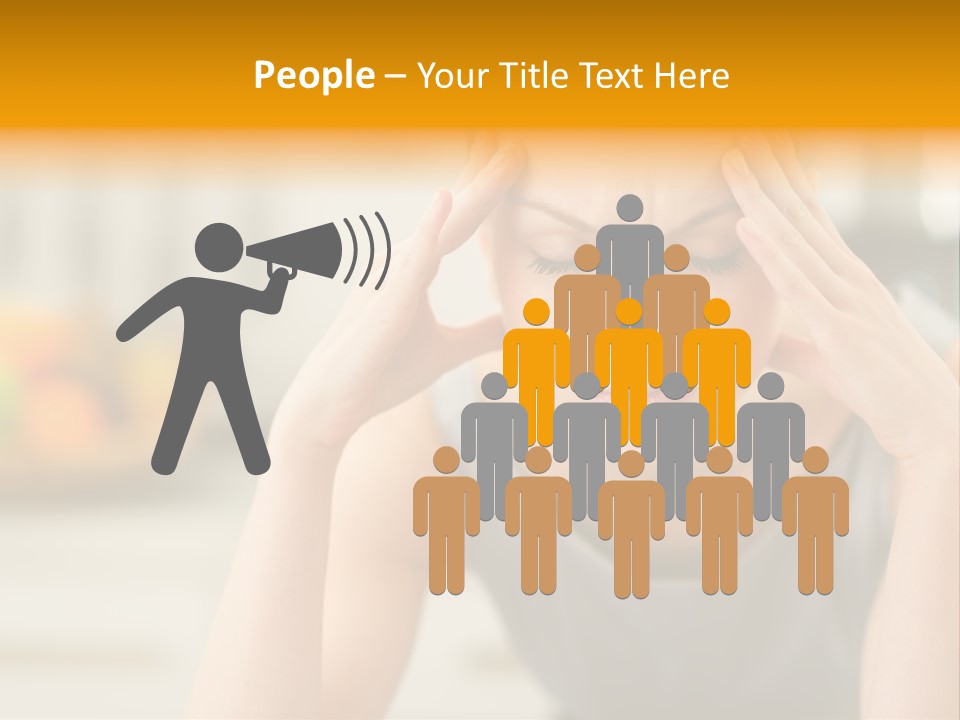 Migraine Modern Depression PowerPoint Template