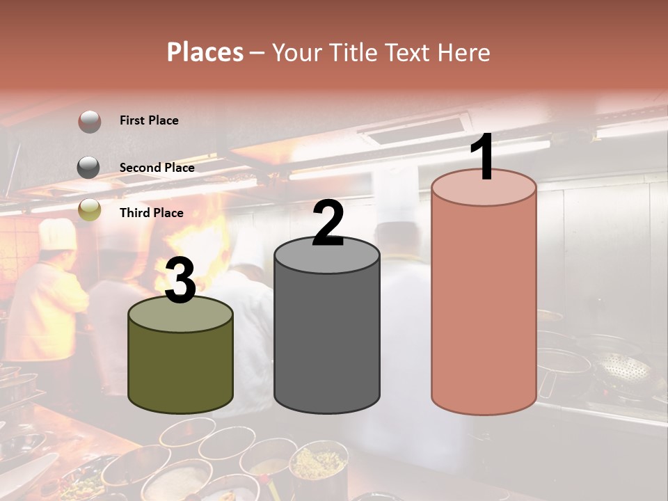 Hotel Fire Commercial Kitchen PowerPoint Template