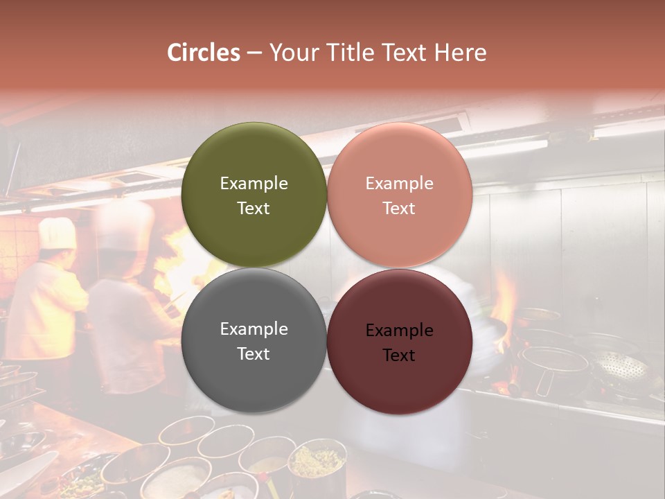 Hotel Fire Commercial Kitchen PowerPoint Template