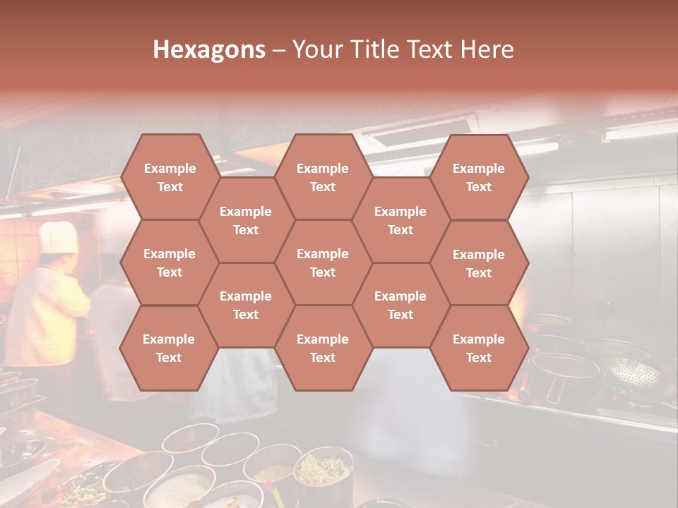 Hotel Fire Commercial Kitchen PowerPoint Template