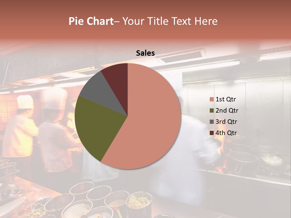 Hotel Fire Commercial Kitchen PowerPoint Template