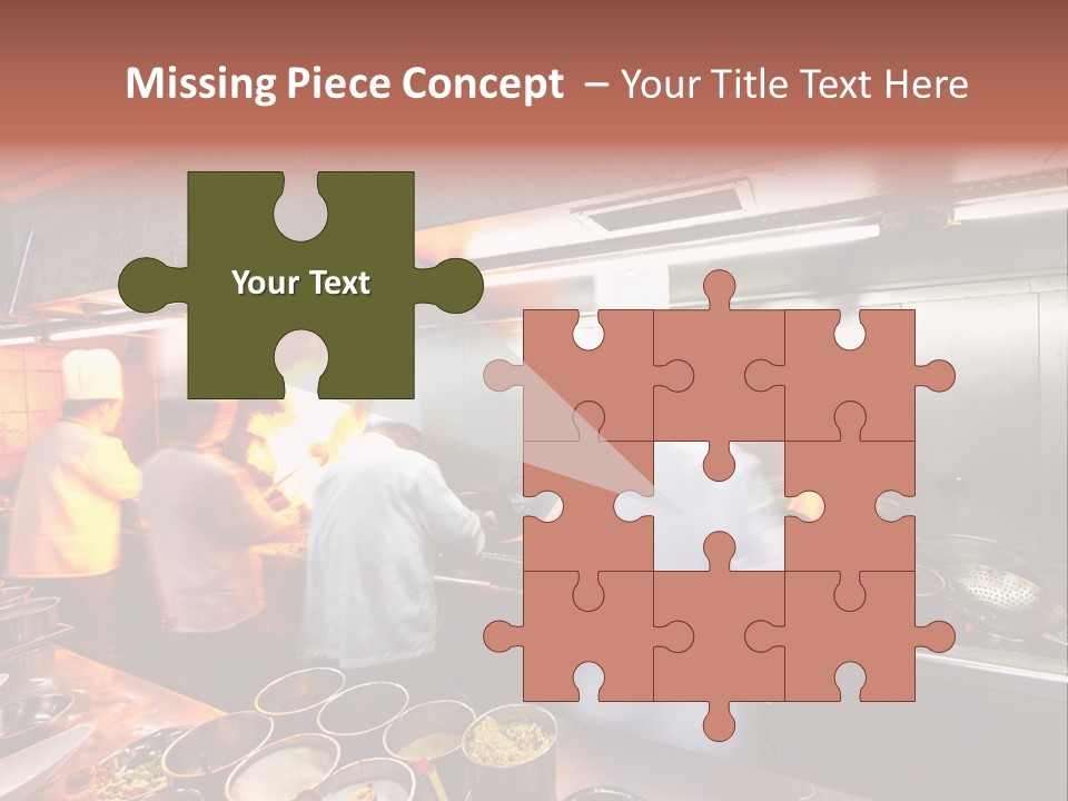 Hotel Fire Commercial Kitchen PowerPoint Template